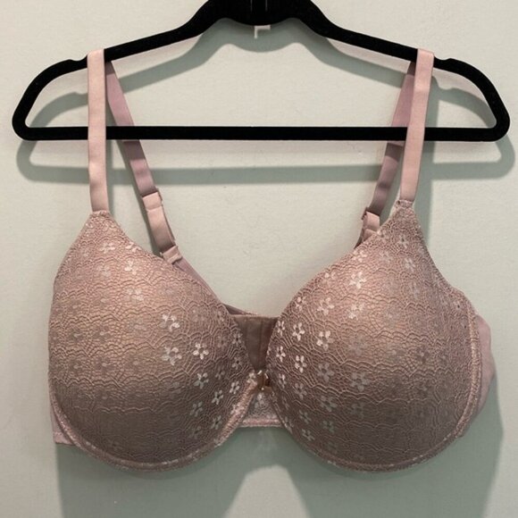Laura Ashley Pink Floral Bra Size 42D - Picture 4 of 9